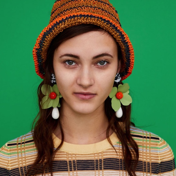 NORI FLORAL BLOSSOM EARRINGS NWT - Picture 2 of 2